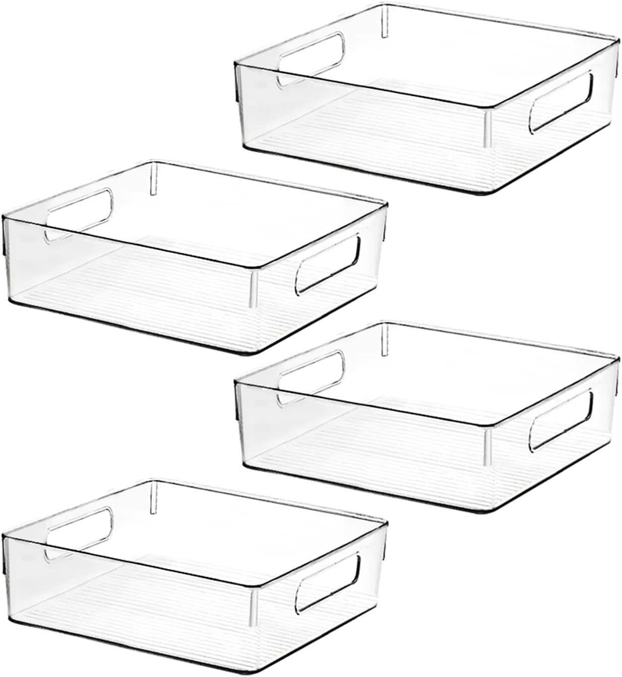 Clear Plastic Storage Bins, Pantry Organizers and Storage