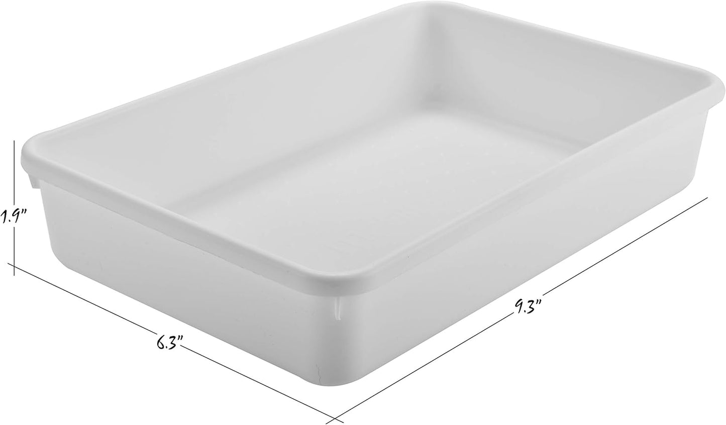 Interlocking Drawer Organizer Bins - Durable Plastic