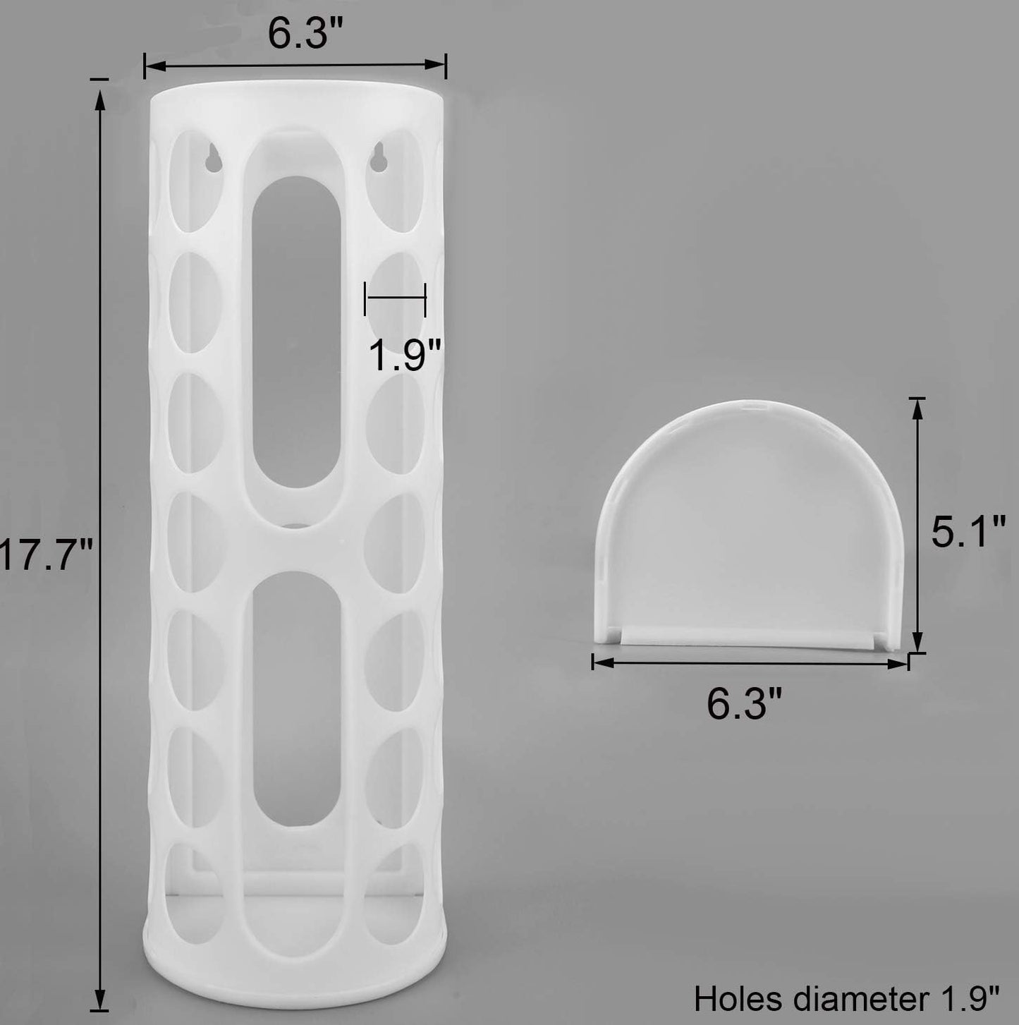 Plastic Bag Holder for Grocery Bags，Large Capacity Plastic Bag Dispenser
