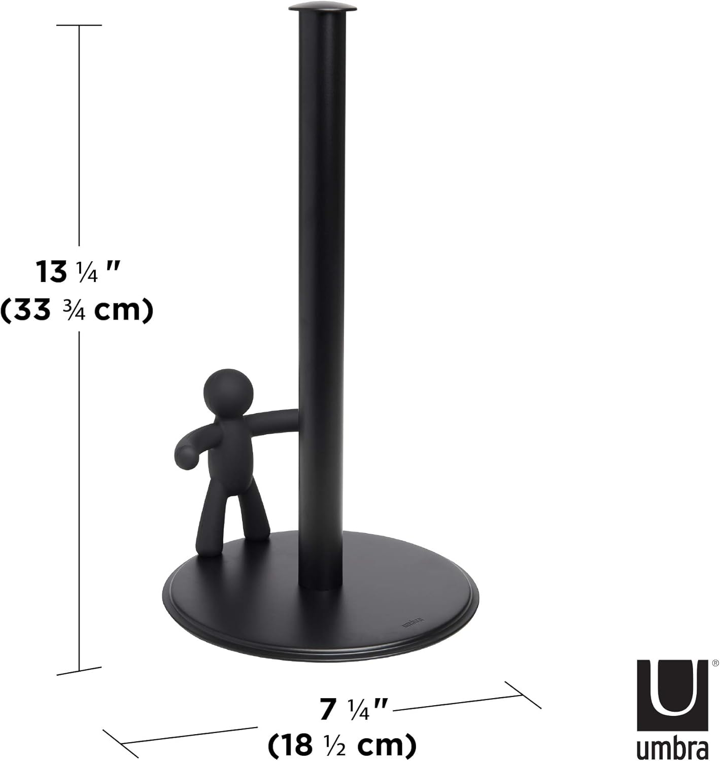 Buddy Countertop Paper Towel Holder, Black