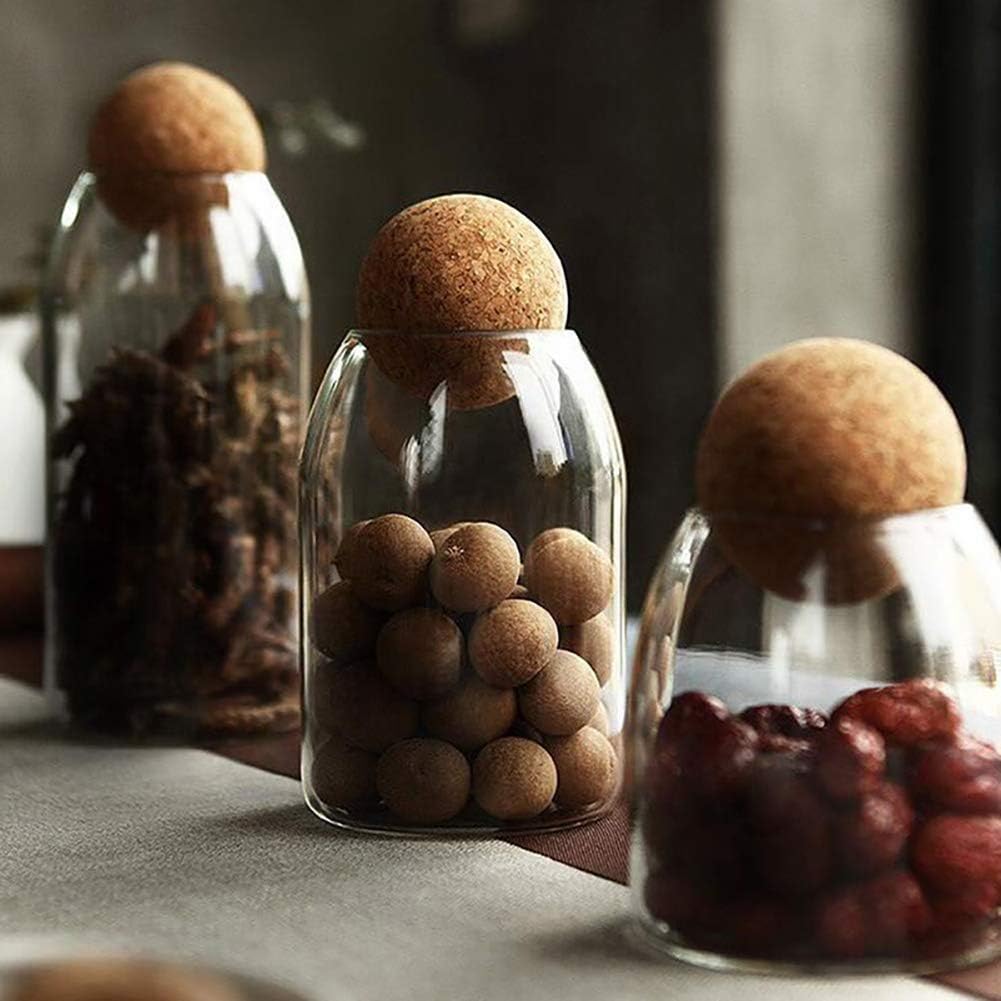 1200ML/40Oz Glass Storage Container with Ball Cork