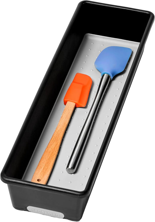 Long Storage Bin, Multipurpose Organizer for Kitchen, Bathroom & Office, Organizer for Cutlery