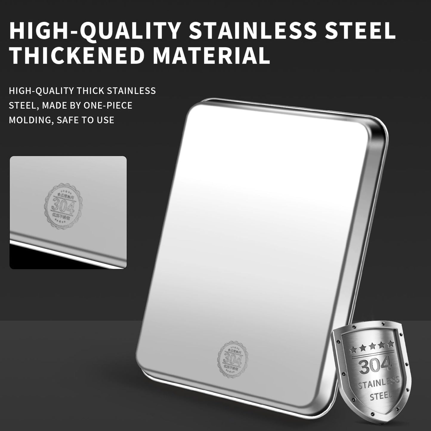 Stainless Steel Drain Tray, Cup & Dish Drying Rack