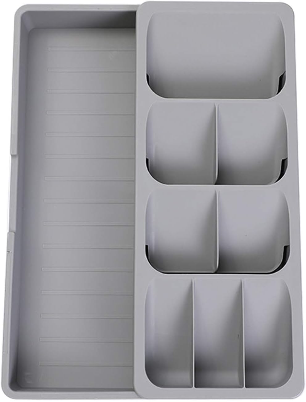 Silverware Organizer Storage Tray,Cutlery Expandable Organizer for Kitchen Drawer Holding Flatware Spoons Forks