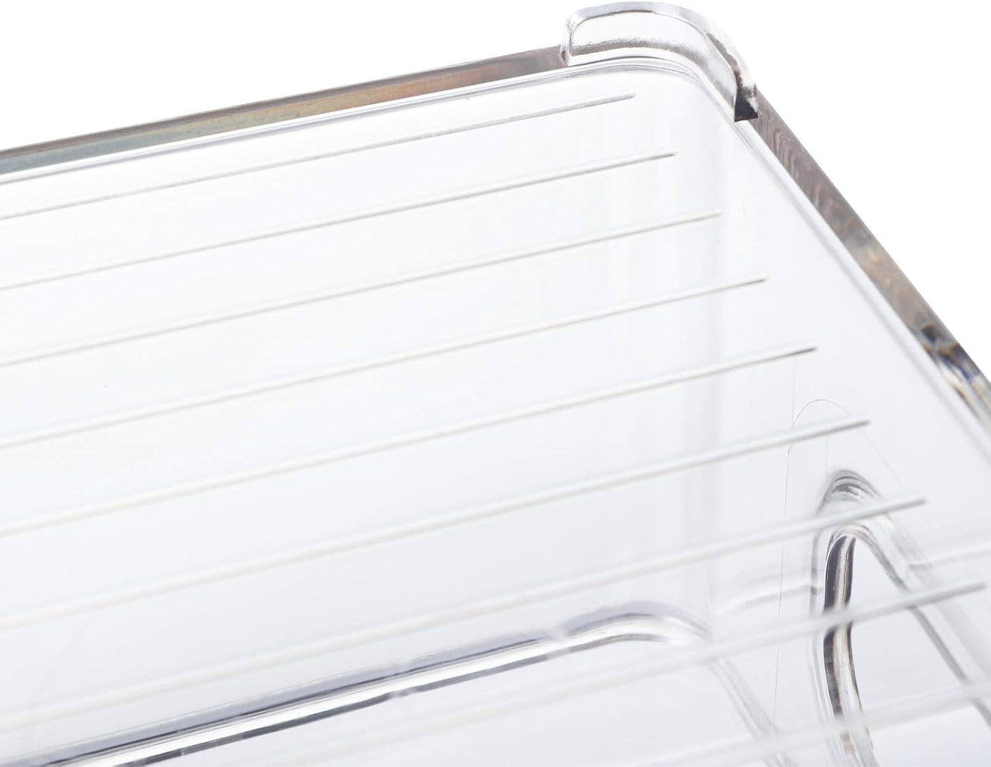 8 Pack Plastic Storage Bins for Freezer, Pantry, Countertop, Cabinet Organization