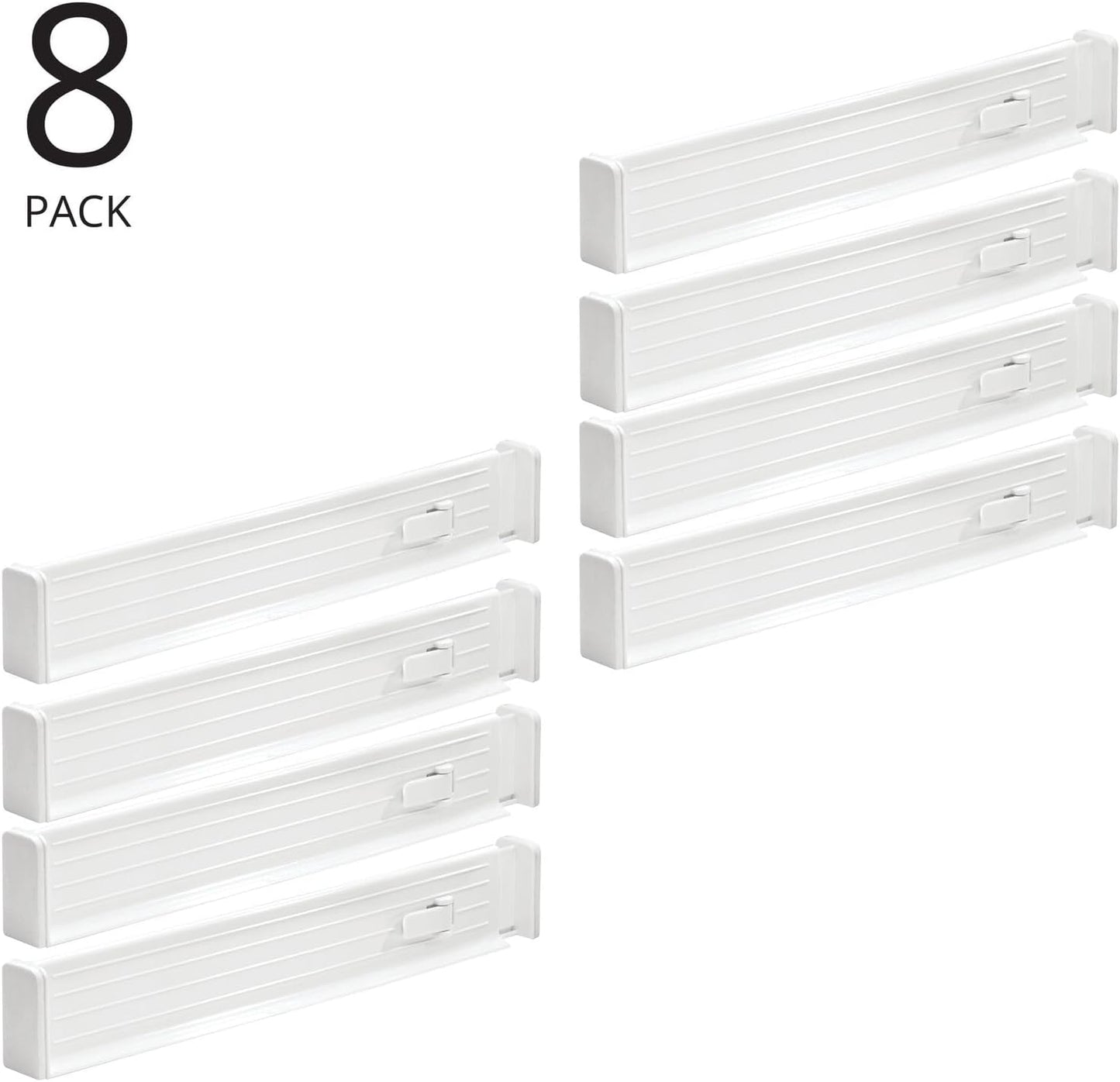 Expandable Kitchen Drawer Divider with Foam Ends