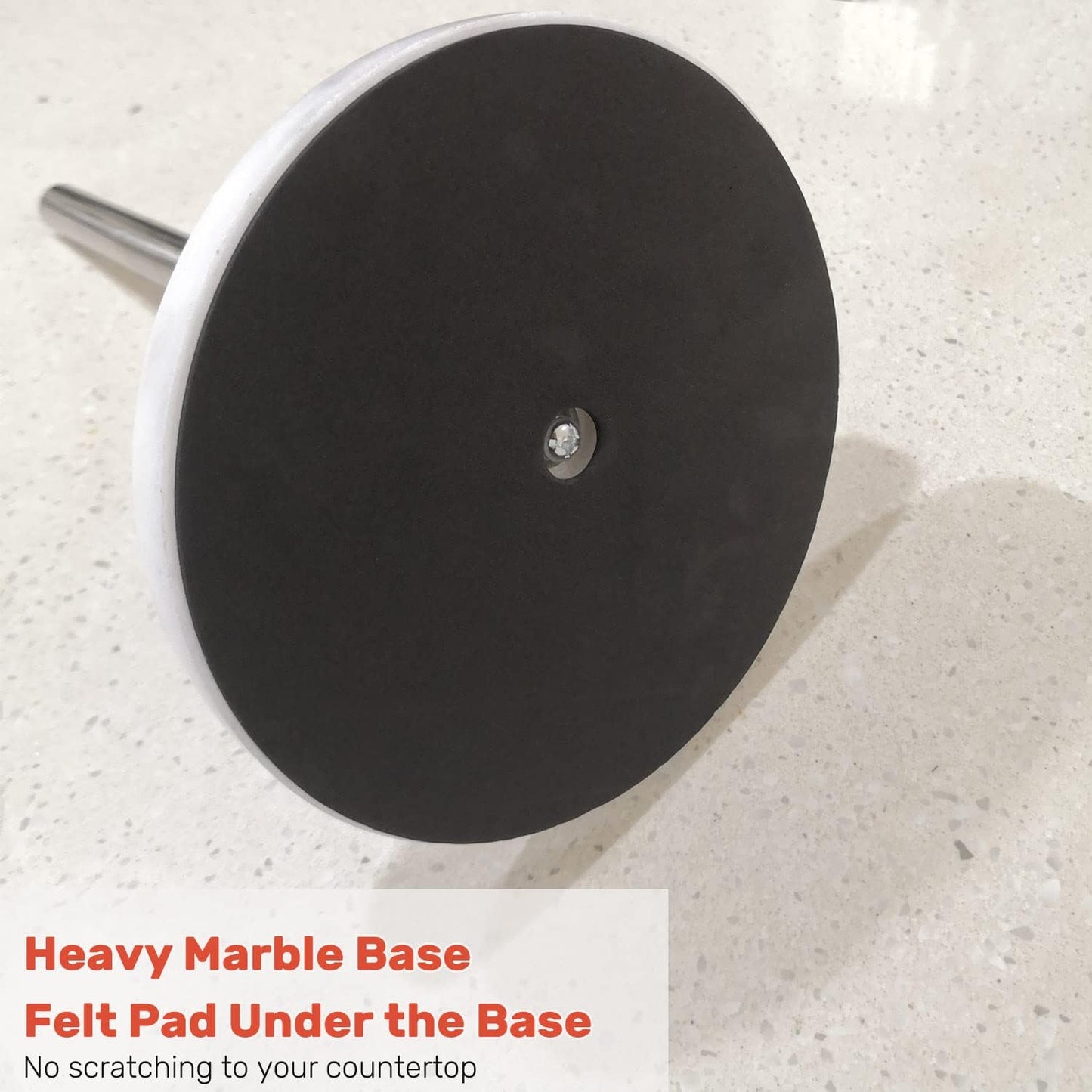 Heavy Weighted Paper Towel Holder, Easy One-Handed Design for Kitchen Stand