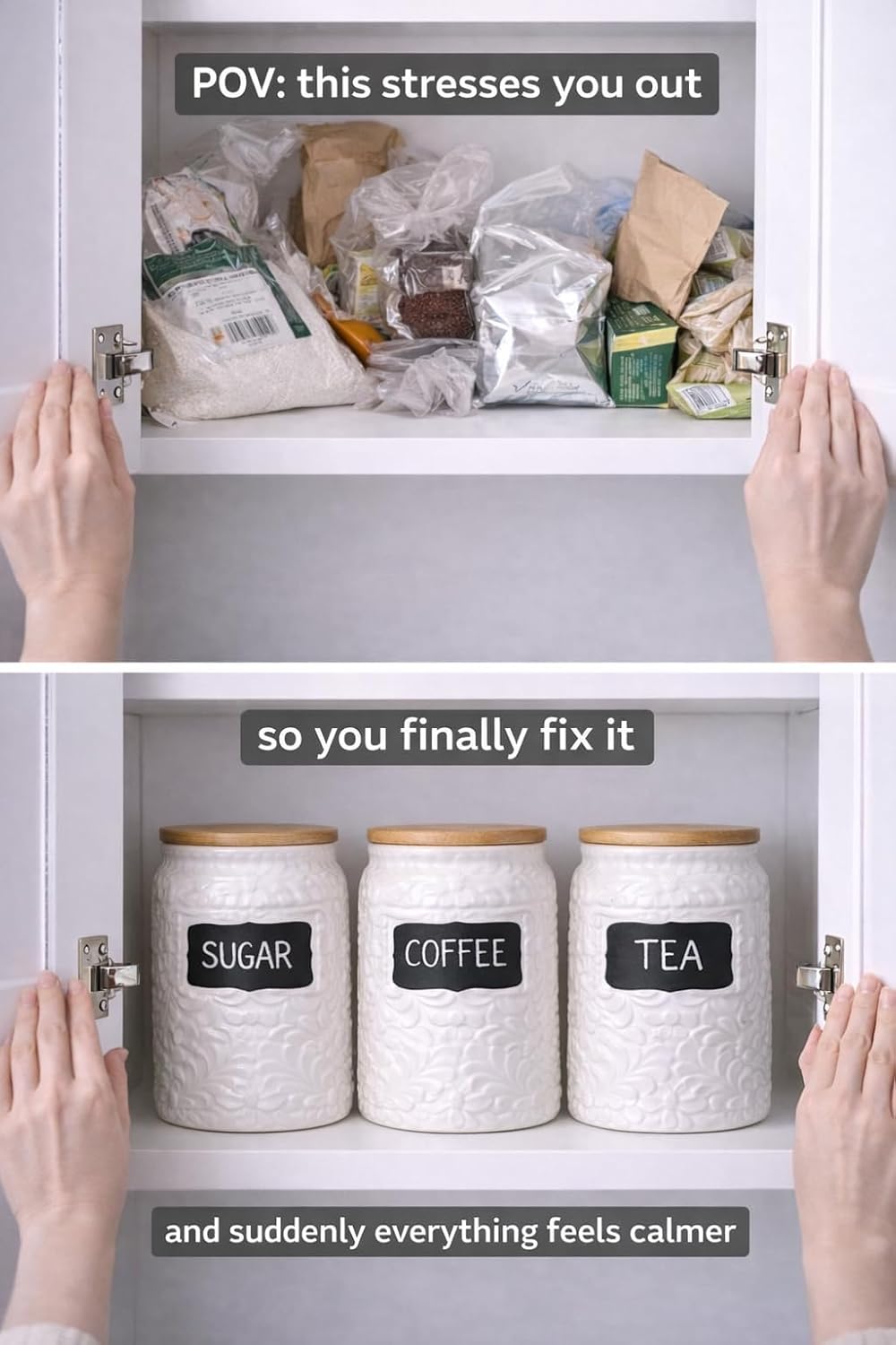 Ceramic Canister for the Kitchen (52oz/1537ml)