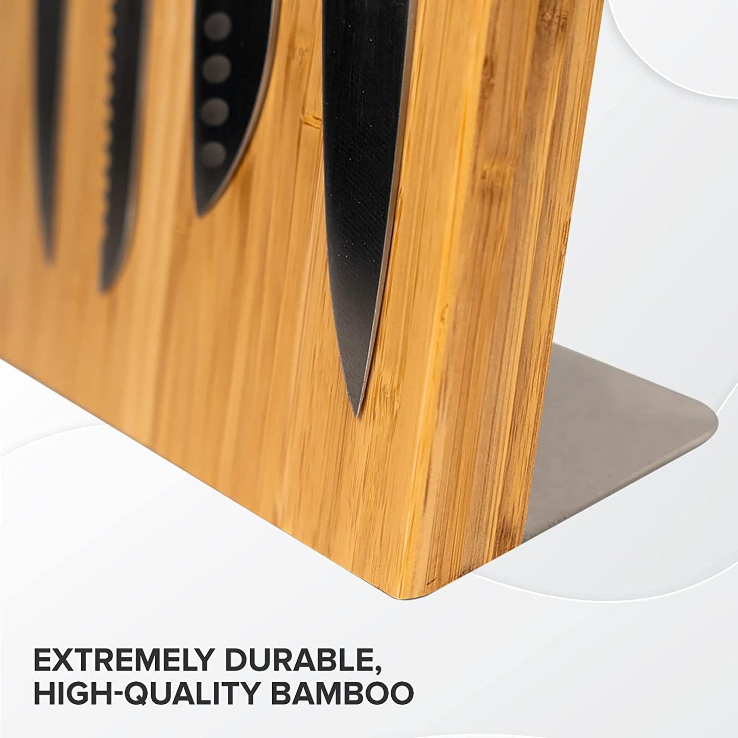 Magnetic Knife Block Without Knives By Coninx - Magnetic Knife Holder for Safe