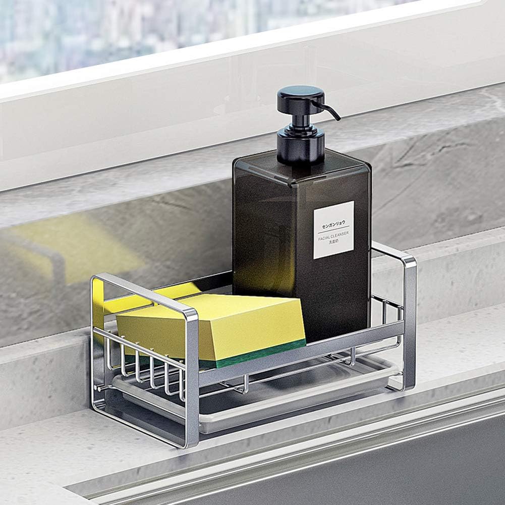 Kitchen Sponge Holder - Kitchen Sink Organizer - Sink Caddy - Sink Tray - Soap Holder
