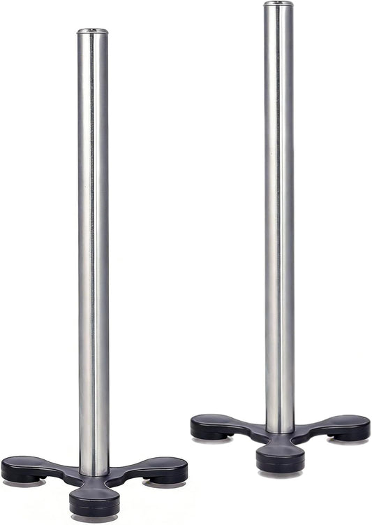 TOPKITCHEN 2 Pcs Stainless Steel Countertop Paper Towel Holder