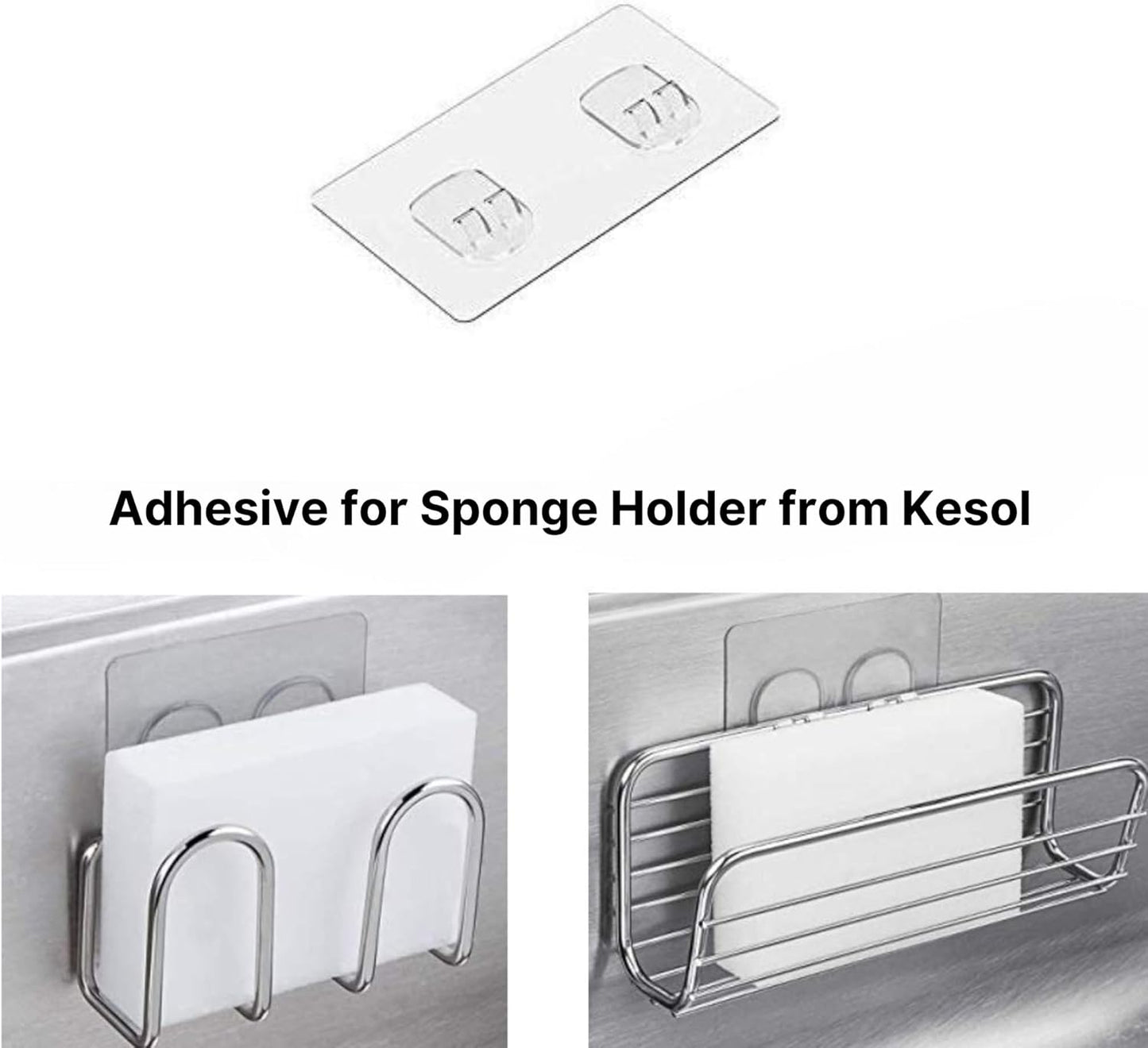 Pack of 2 Adhesive for Sponge Holder