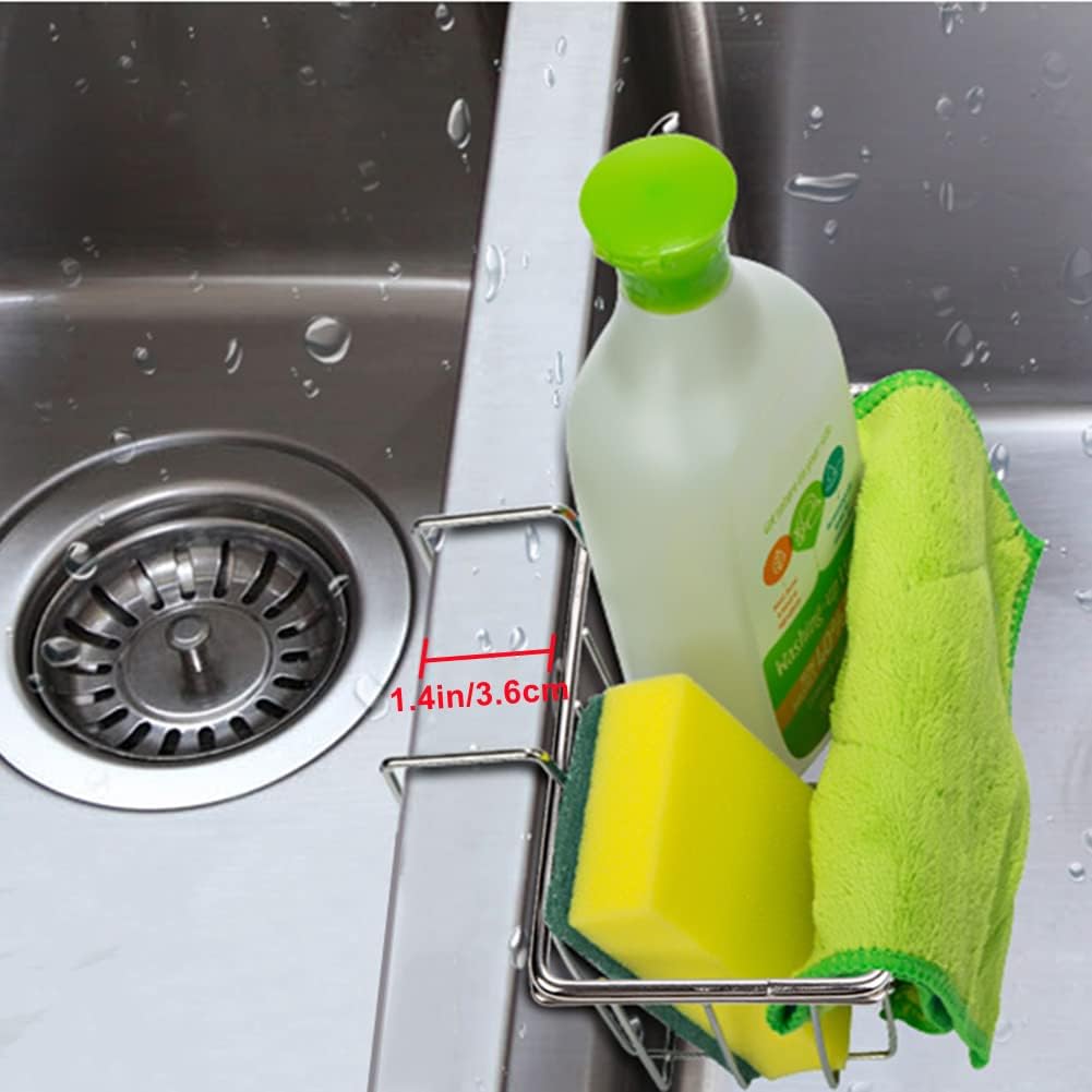 Kitchen Sponge Holder - JIANYI Stainless Steel Holder, Kitchen Sink Caddy