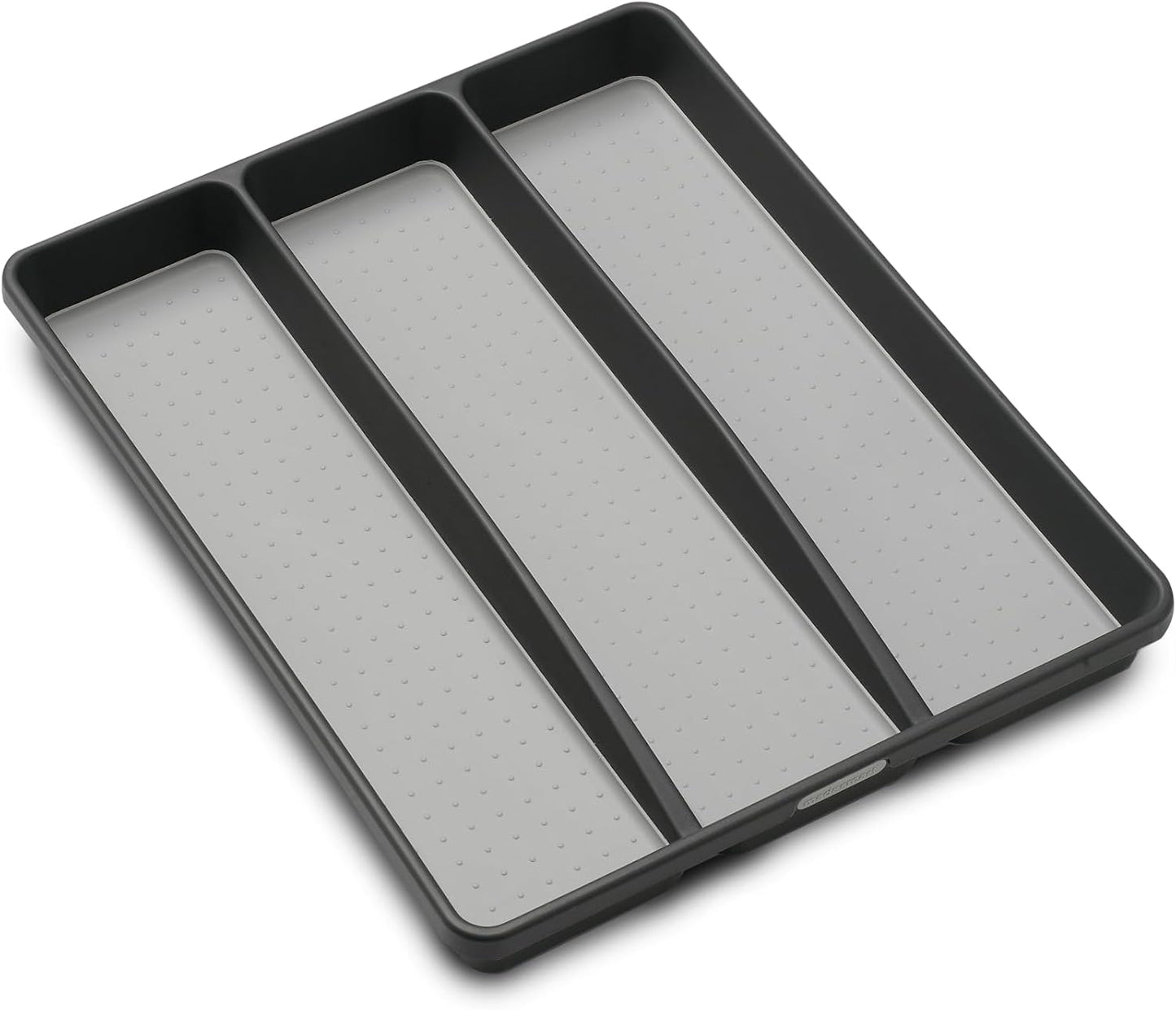 Classic Utensil Tray - Granite | CLASSIC COLLECTION | 3-Compartments | Kitchen Organizer | Non-slip Lining and Rubber Feet | Easy to Clean | BPA-Free Large