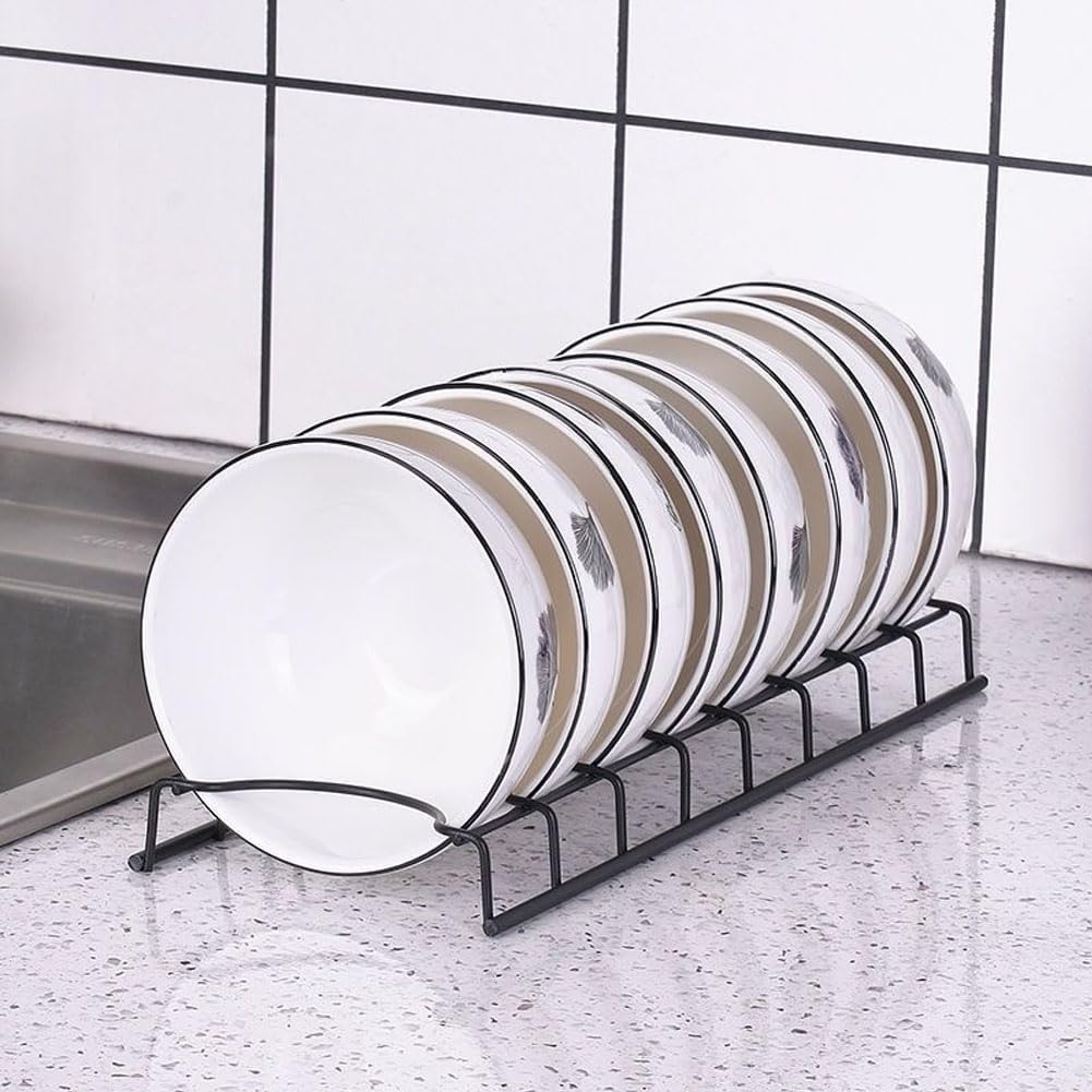 Small Dish Drainer,Stainless Steel Bowl Drying Rack for Kitchen Counter Organizer Storage