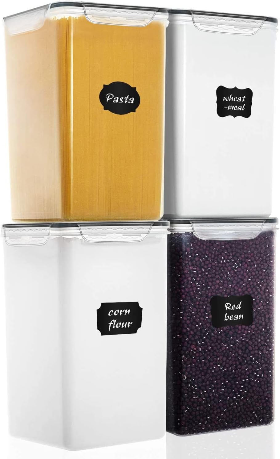 Extra Large 7qt / 6.5L/220oz Tall Food Storage Containers, WIDE & DEEP