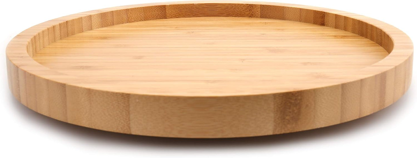 12 Inches Diameter Bamboo Lazy Susan Turntable