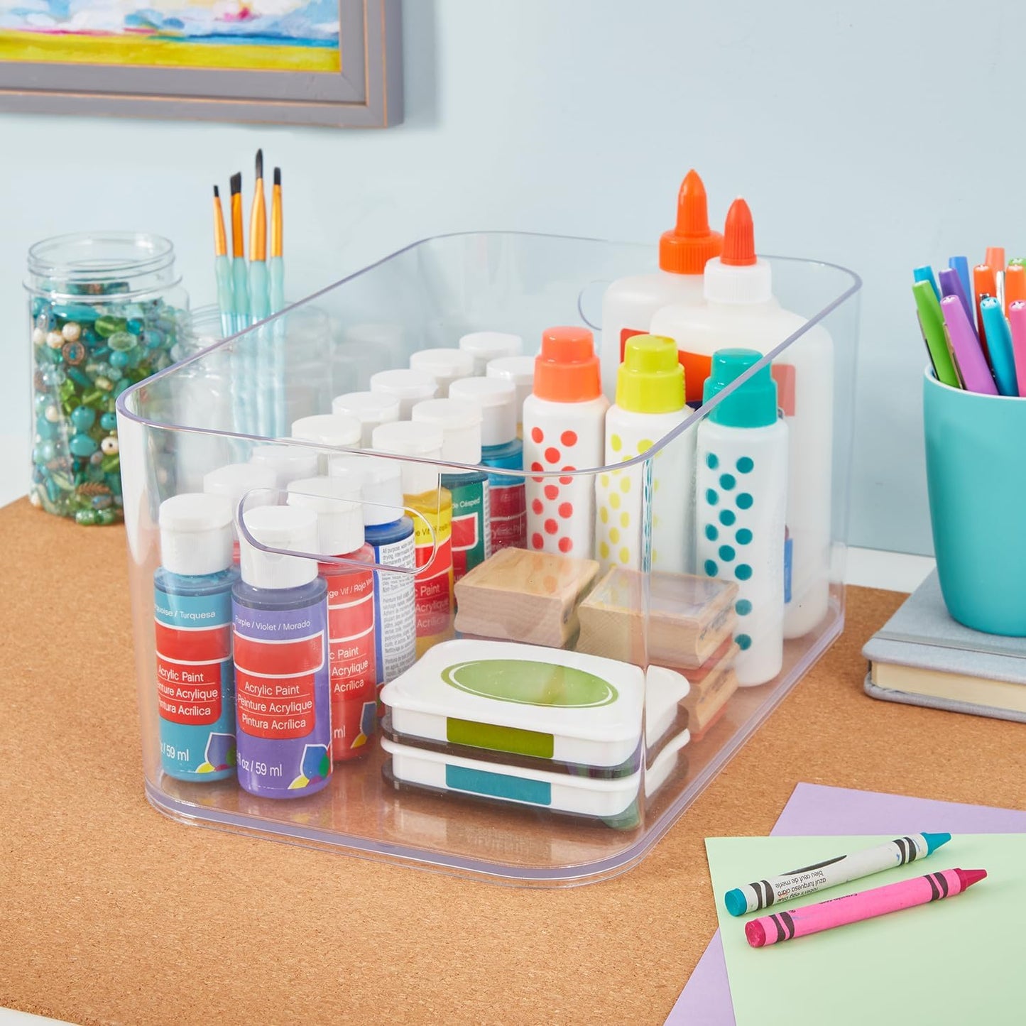Bliss XL Clear Plastic Storage Bin, Pantry Organizers & Storage Containers
