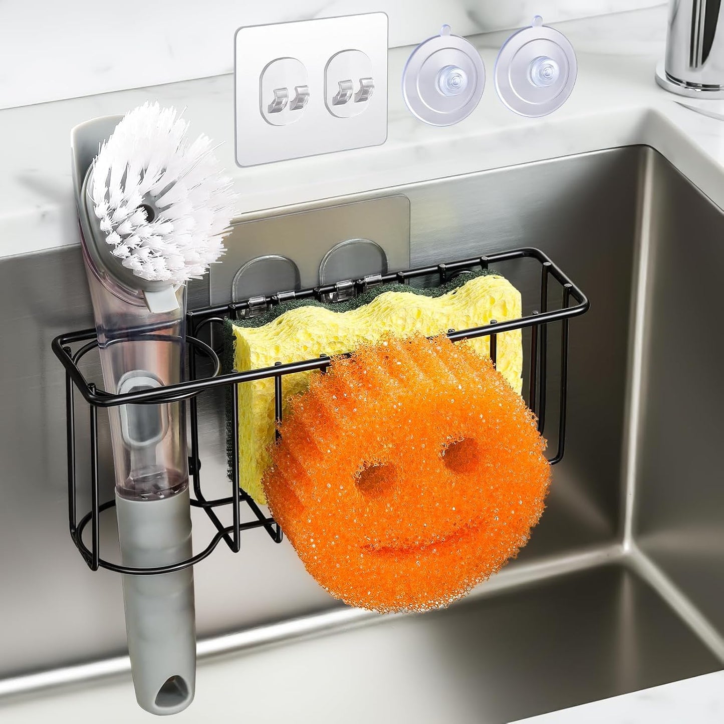 3-IN-1 Multiuse Sponge Holder for Kitchen Sink