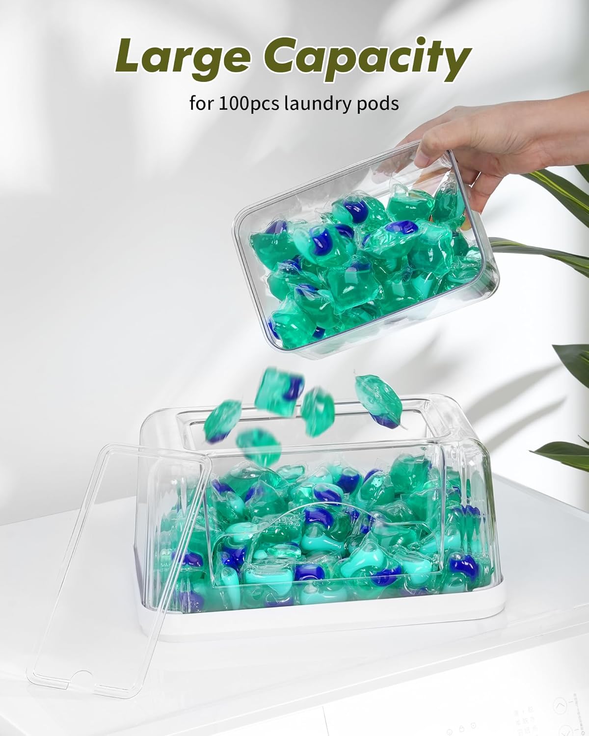 Trash Bag Dispenser Dishwasher Pod Organizer