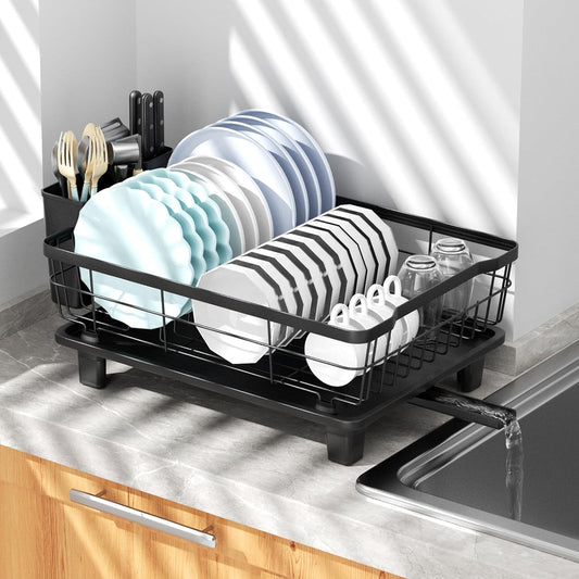 Small Dish Drying Rack, Space Saving Dish Racks for Kitchen Counter