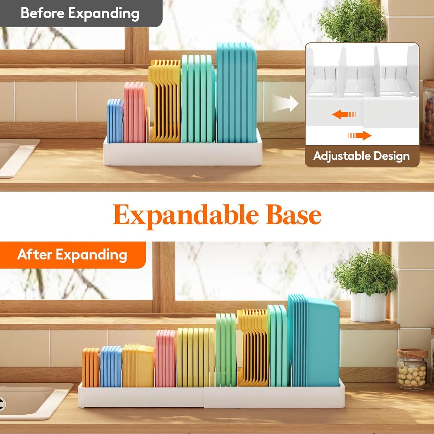Kitchen Cabinet Organizer for Food Contanier Lid