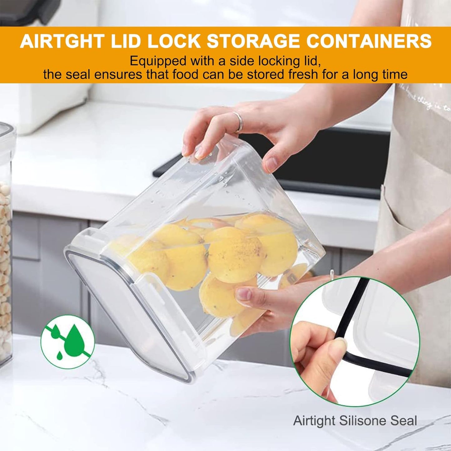 Airtight Food Storage Containers with Lids