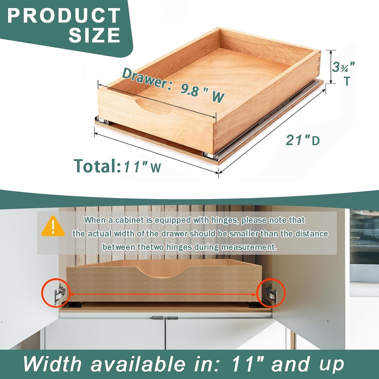 Pull Out Drawers for Kitchen Cabinets, Pull Out Cabinet Organizer