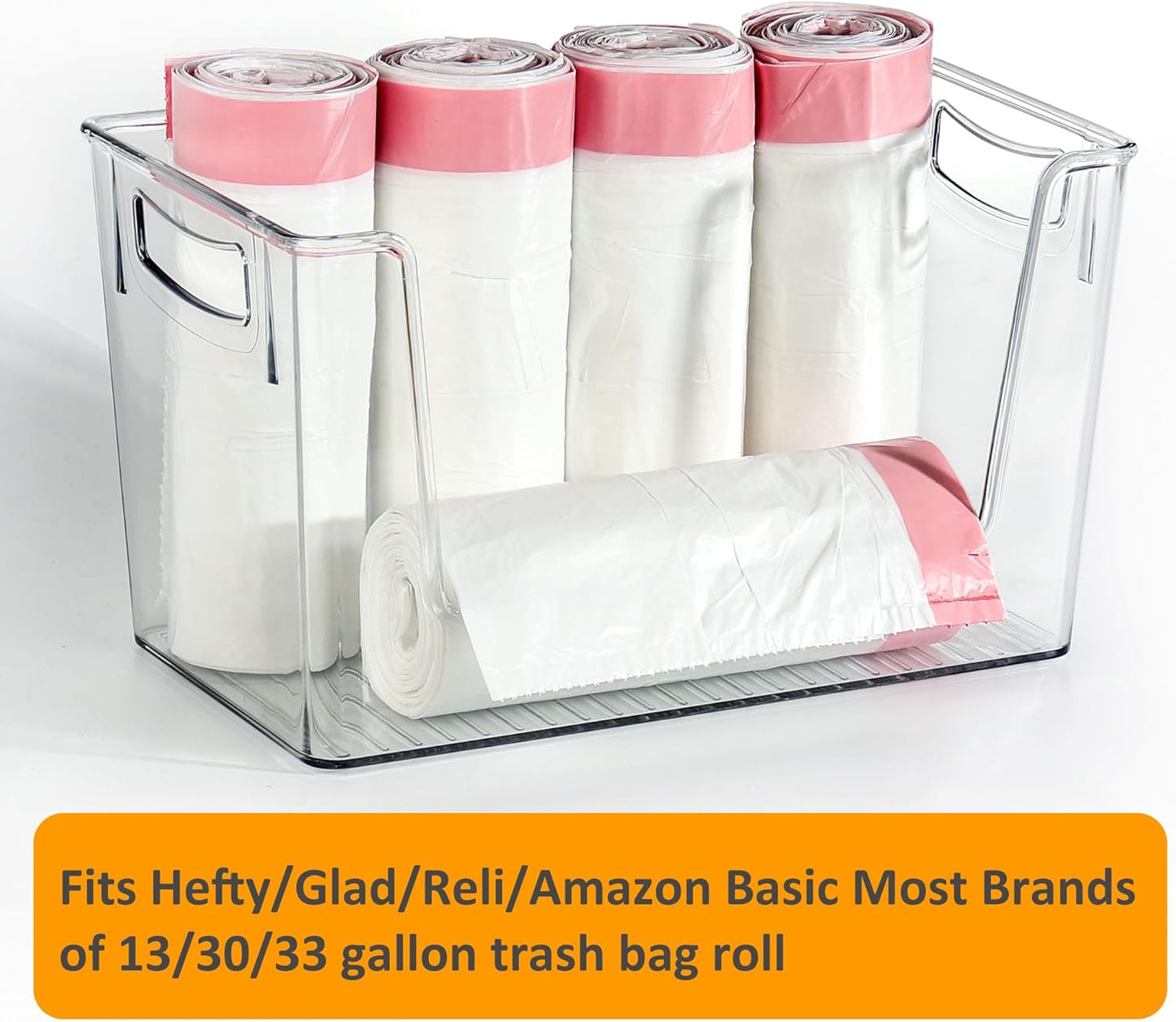 2 Pack Trash Bag Holder Dispenser, Extra Large Garbage Bags Holder