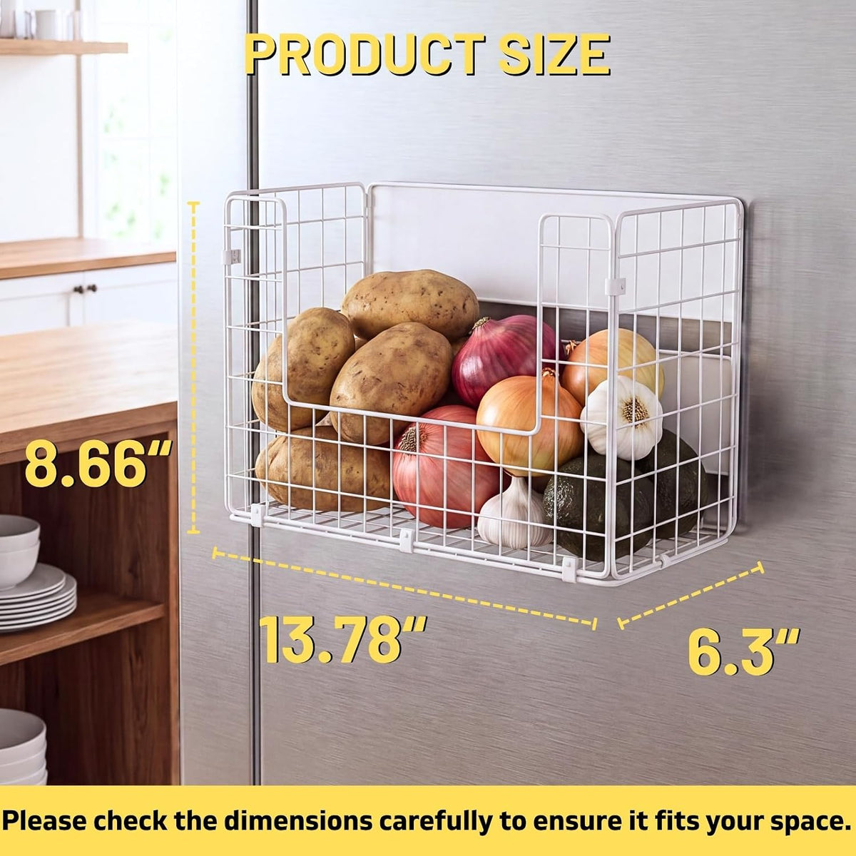 Ofiray-home Magnetic Fridge Shelf