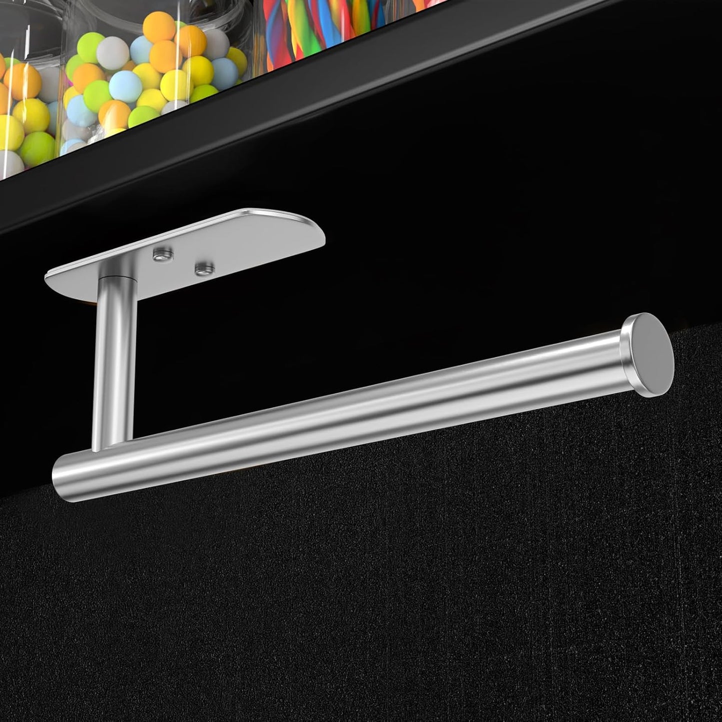 Adhesive Paper Towel Holder Under Cabinet Mount