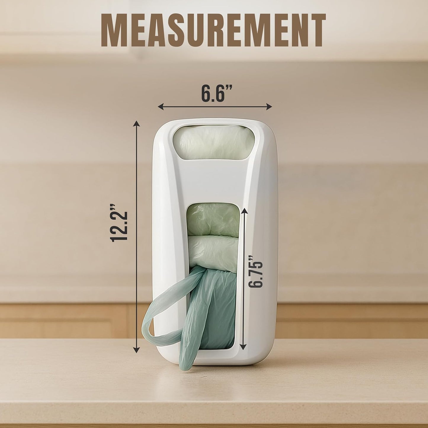 Plastic Bag Holder For Grocery Bags, Durable Plastic Bag Organizer Wall Mount