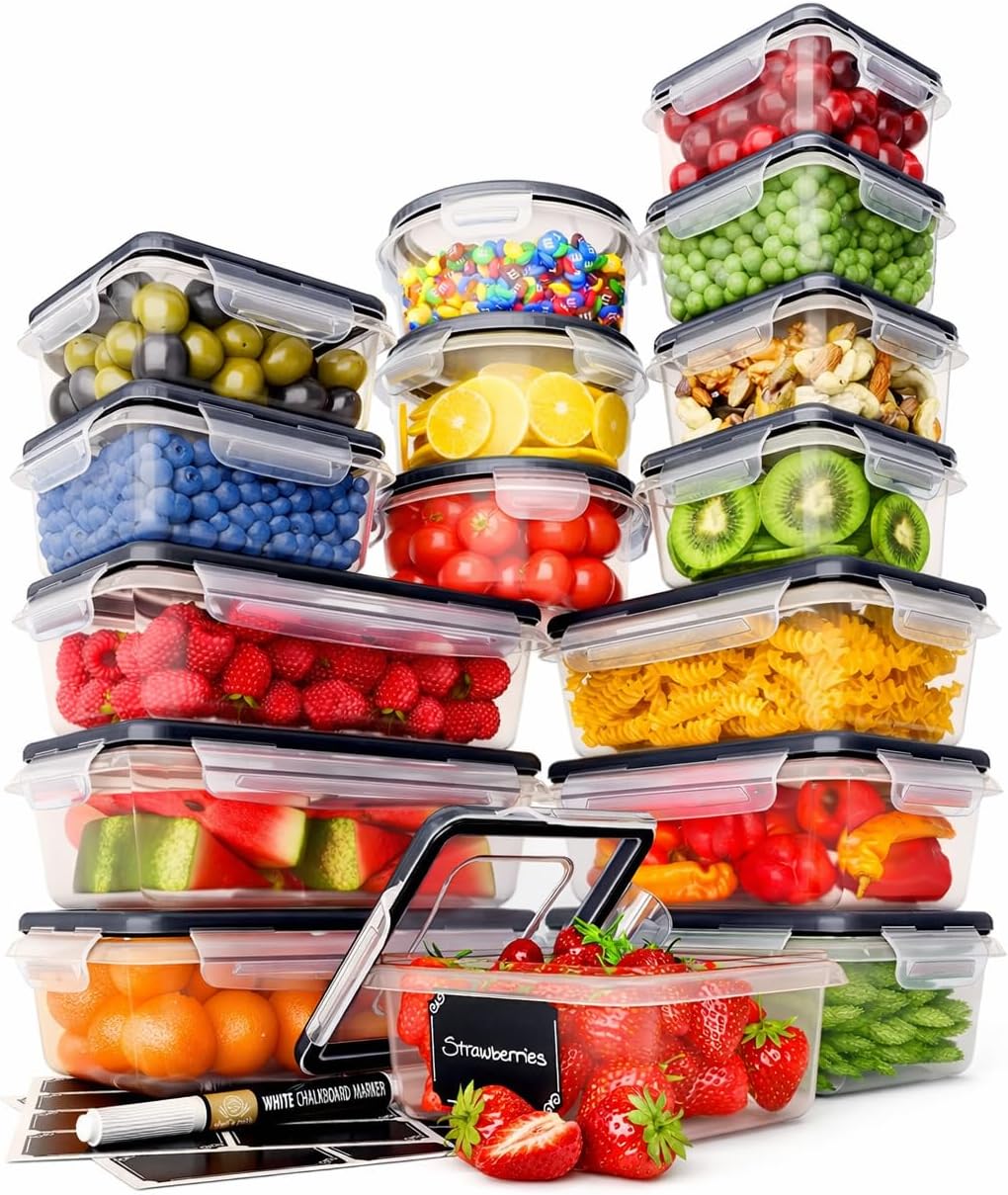 Chef's Path 32 Piece Airtight Food Storage Containers with E