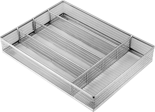 Drawer Organizer, Cutlery Tray Silverware Flatware Storage Divider for Kitchen