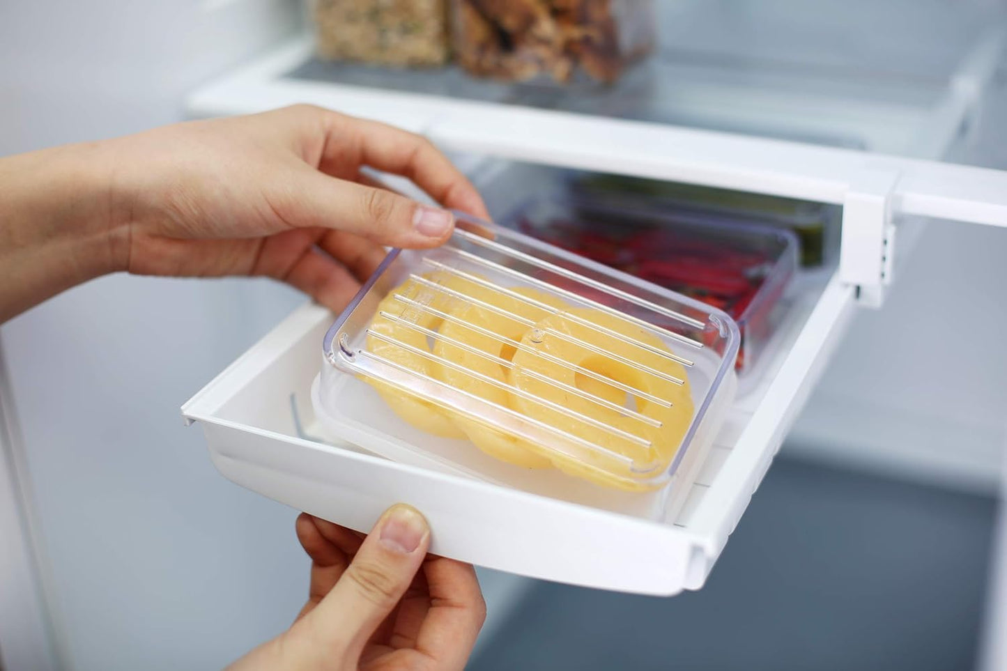 Zipper Bag Organizer for Fridge Freezer Refrigerator