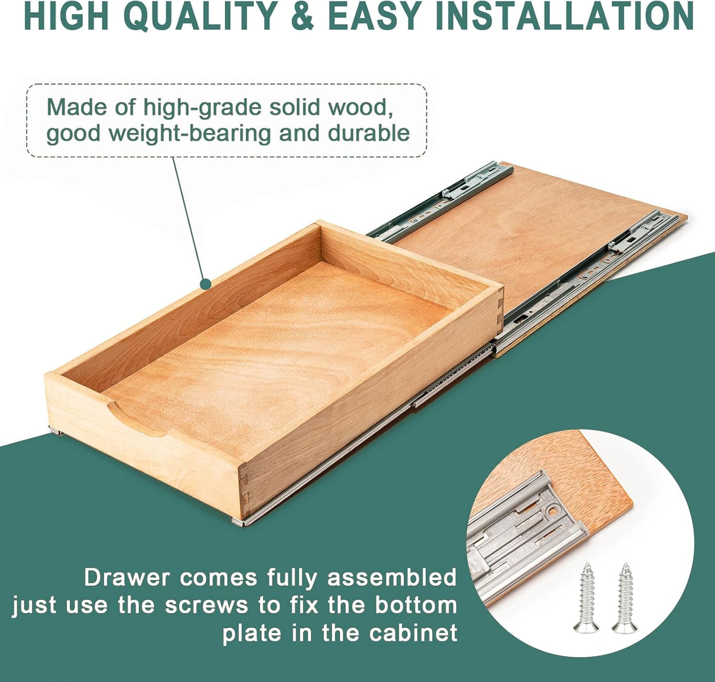 Pull Out Drawers for Kitchen Cabinets, Pull Out Cabinet Organizer