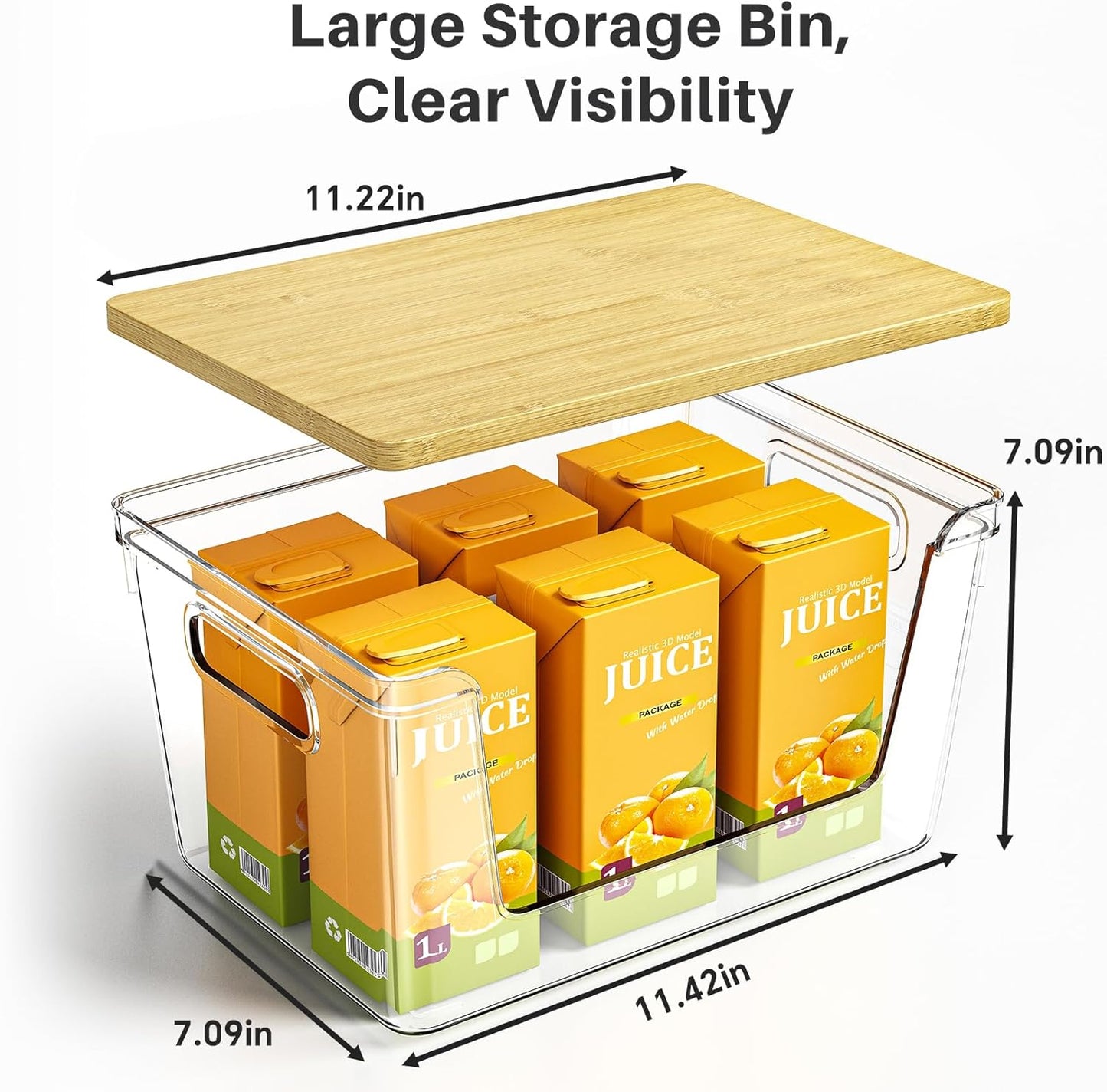2 Set Pantry Organizer and Stackable Storage Kitchen,Sturdy and Durable Storage Basket for Potato