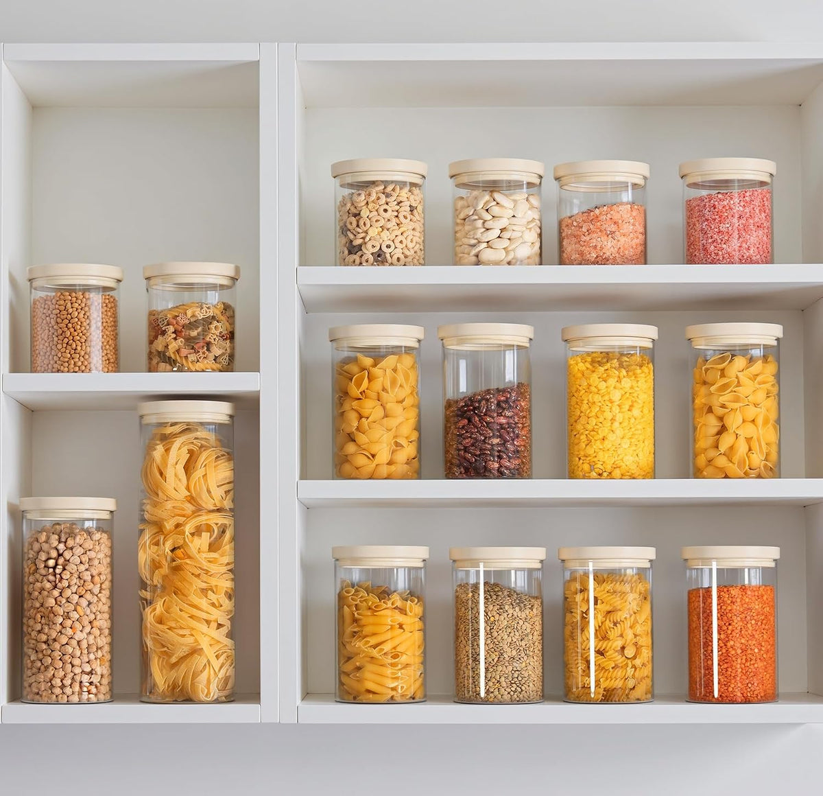 Urban Green Glass Food Storage Jar with Glass Lid