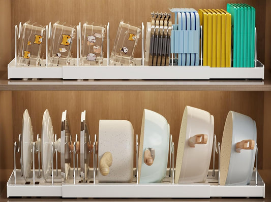 2 Pack Pots and Pans Organizer Under Cabinet