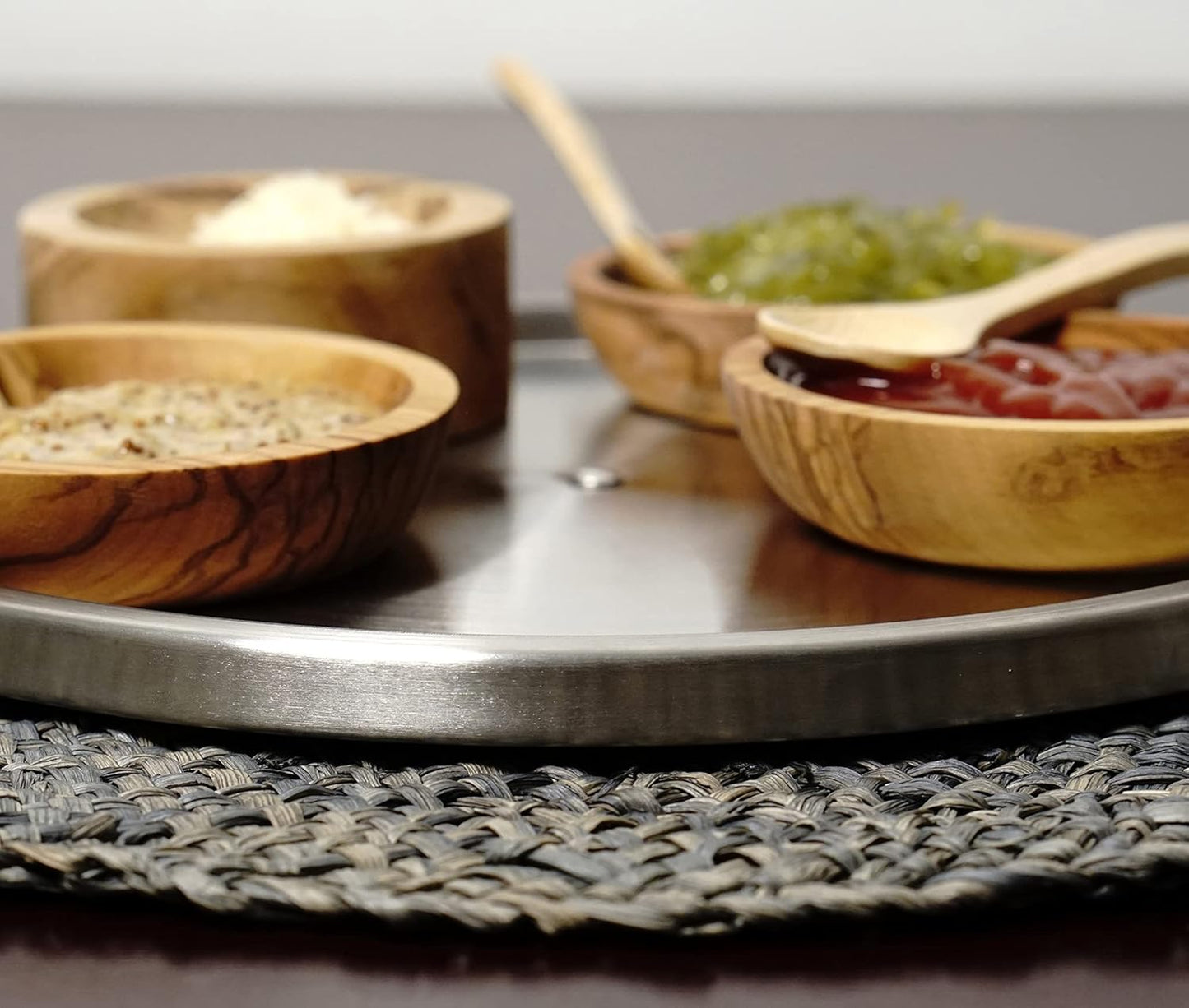 Endurance TURN-1 Turntable Lazy Susan, Stainless Steel, 10.5" | Handy in Cabinet