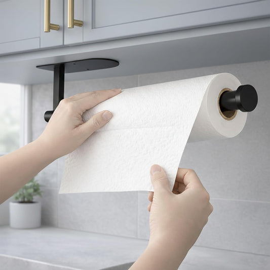 Paper Towel Holder, Self Adhesive or Screw Mounting