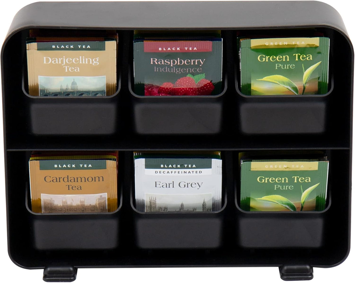 Tea Bag Organizer, Tea Station Organizer, Countertop Storage, Kitchen, Plastic