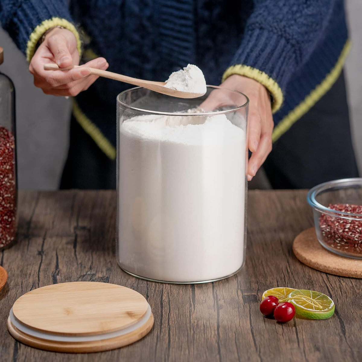 YUNCANG Glass Storage Jars