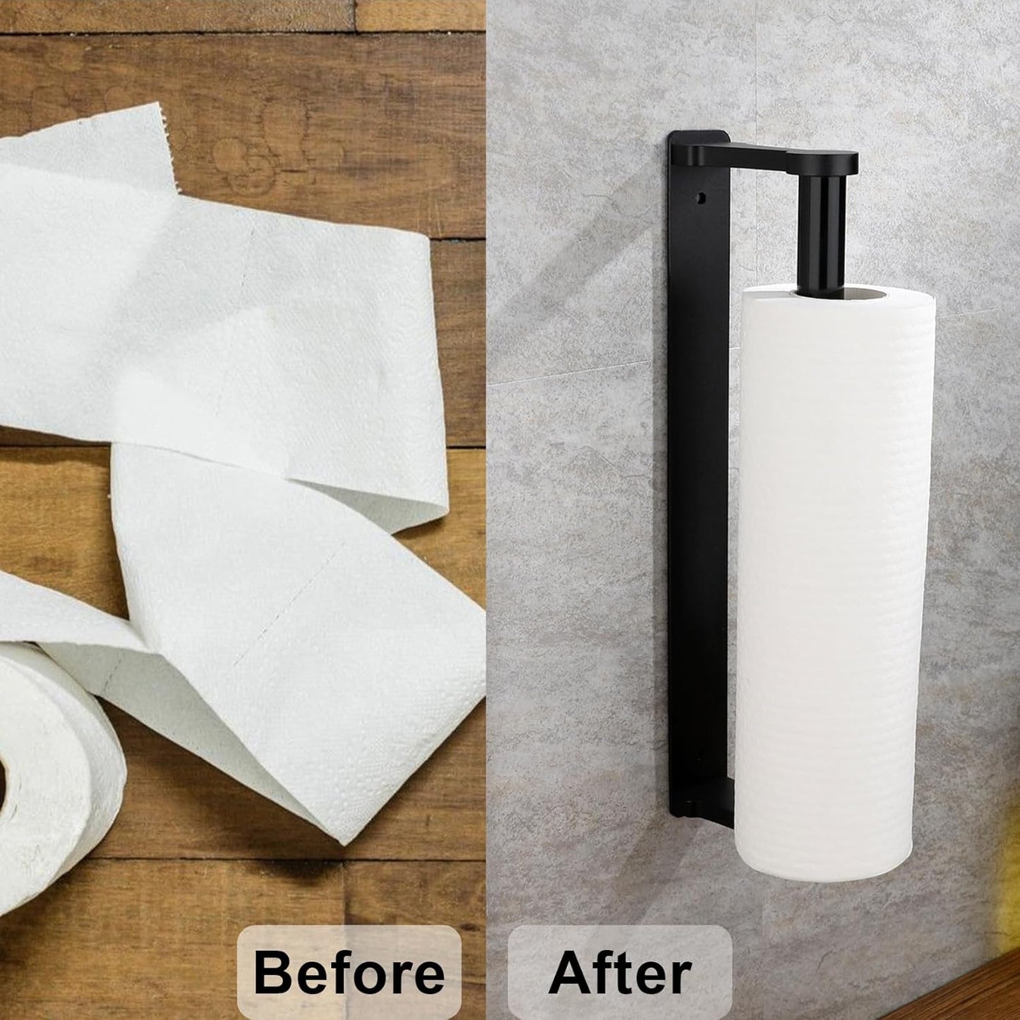 Paper Towel Holder Under Cabinet, Paper Towel Holder, Aluminum Alloy Kitchen Towel Holders