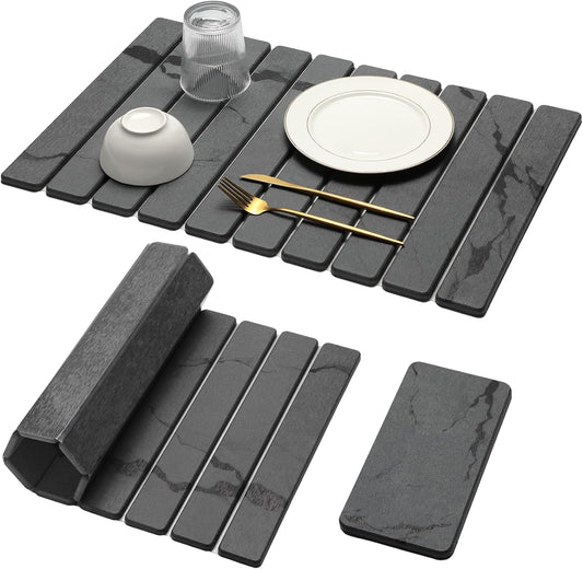 Large Stone Dish Drying Mat for Kitchen Counter