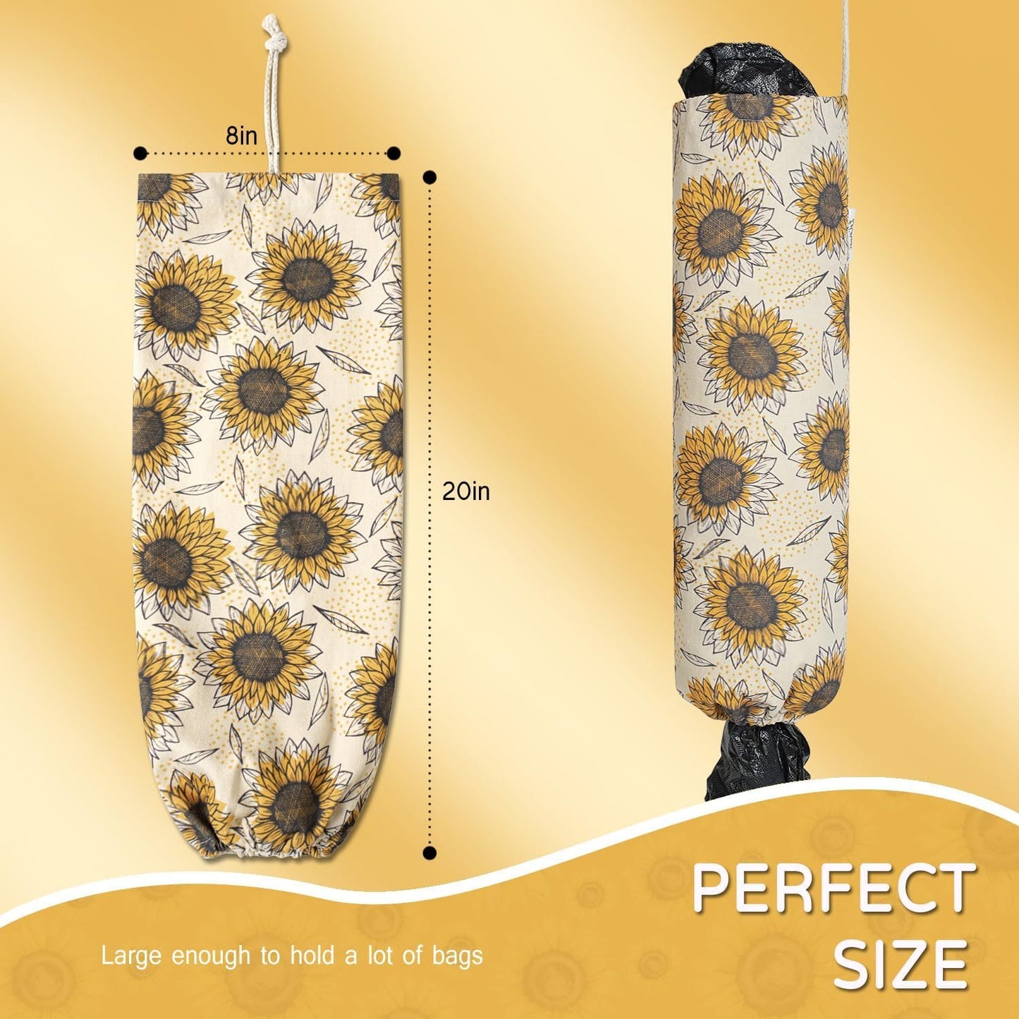 Plastic Bag Holder, Reusable Grocery Bag Holder for Plastic Bags Groceries Store