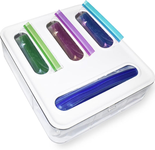 Bag Storage Organizer for Kitchen Drawer, Plastic Bag Container Holder