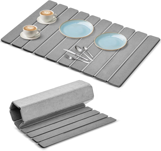 Large Stone Dish Drying Mat for Kitchen Counter