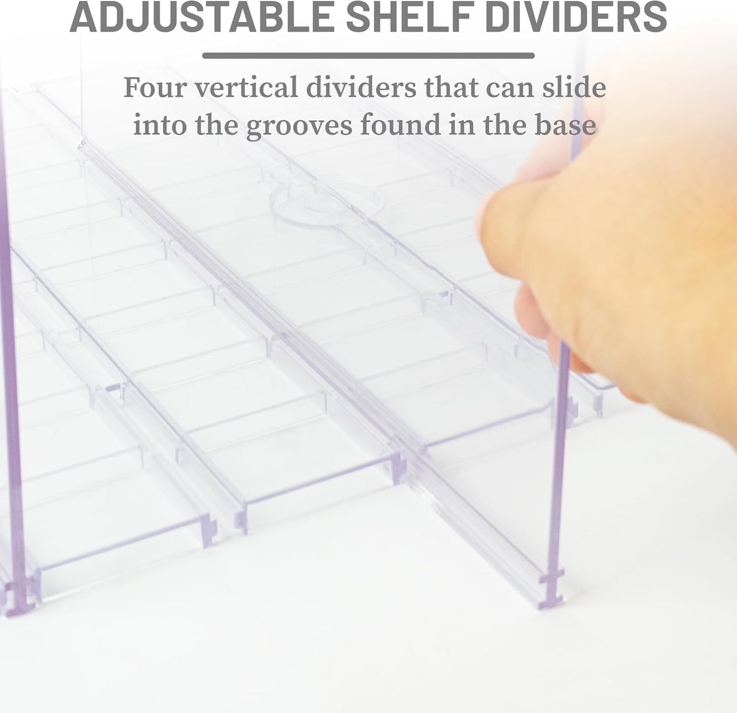 Gift Bag Storage Organizer, Acrylic Clear Shopping Bag Organizer
