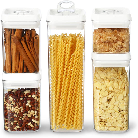 Flip Tite Storage Container with Lid 4" Airtight Ring Seal Top